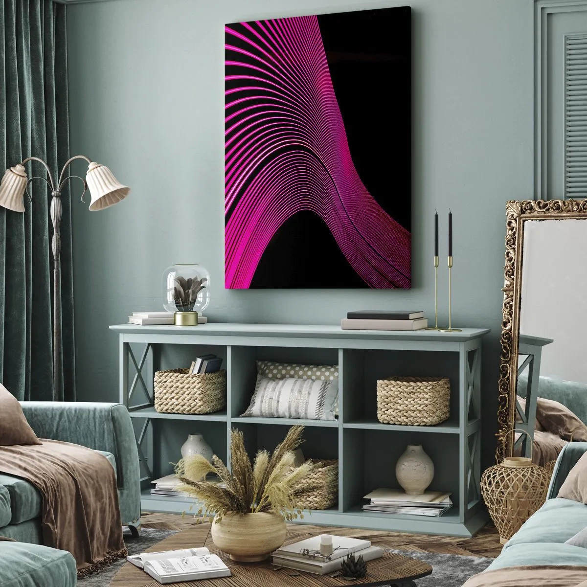 Canvas picture - Alley of Light - 50x70 cm