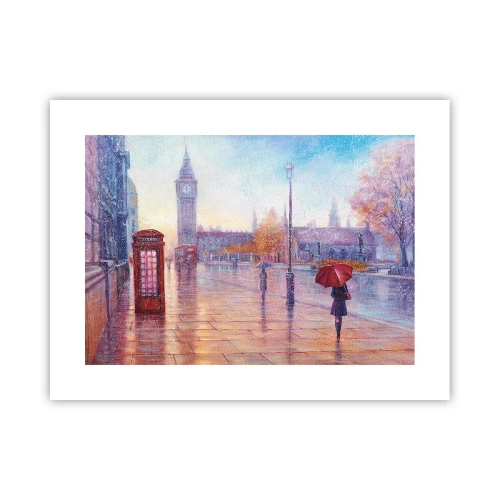 Poster - London Autumn Day - 40x30 cm