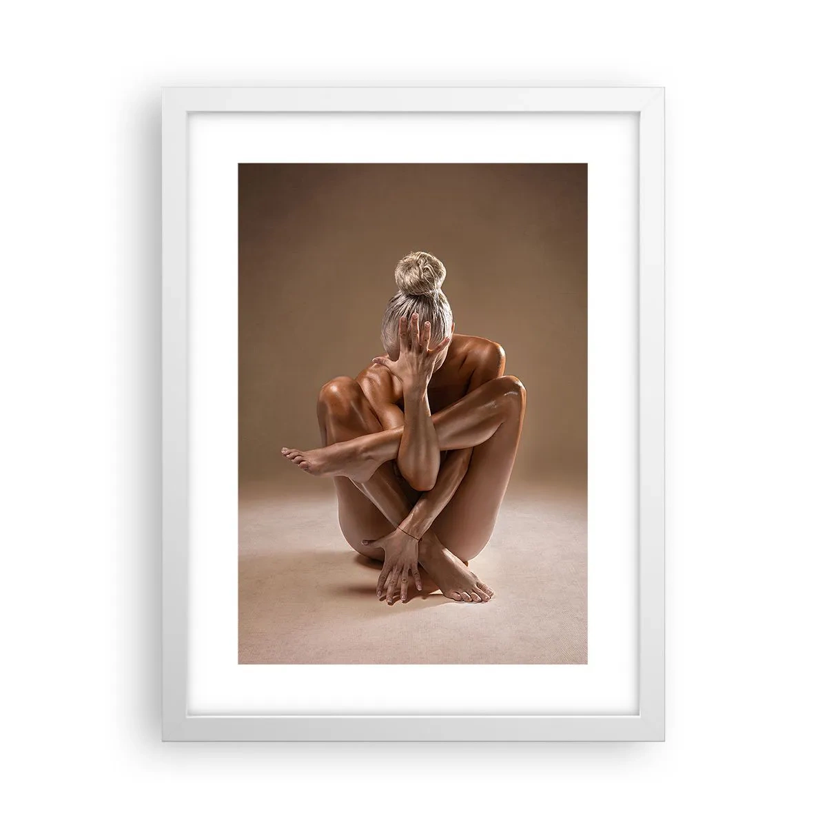 Poster in white frmae - Unity of Body and Spirit - 30x40 cm