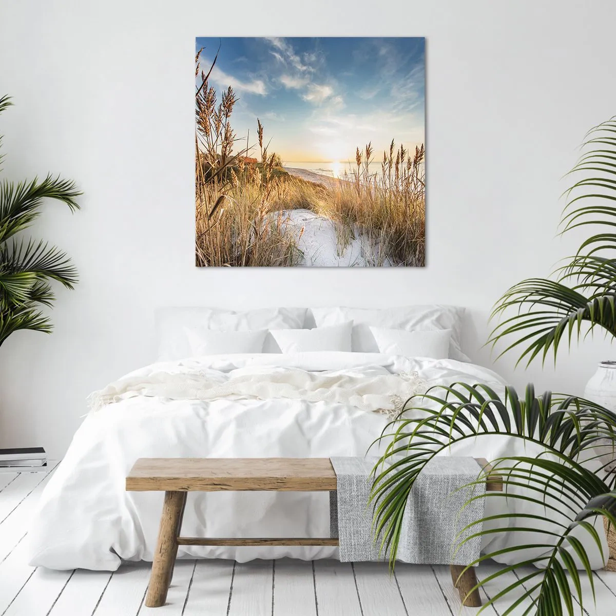Canvas picture - Northern Beach - 50x50 cm
