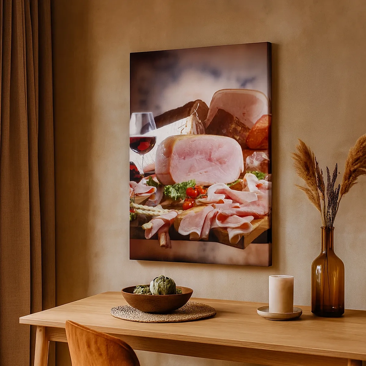 Canvas picture - Culinary Dream with a Decanter - 50x70 cm