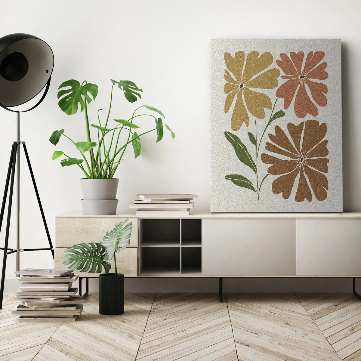 Canvas picture - Nature and Geometry - 70x100 cm