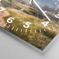 Clock face with numbers