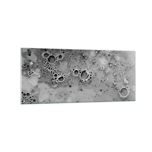 Glass picture - Like a Moon Landscape - 120x50 cm