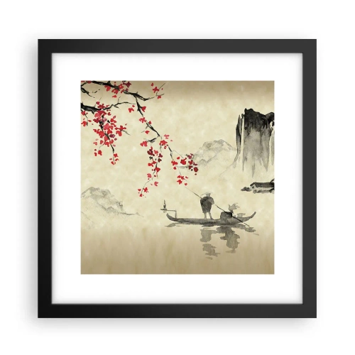 Poster in black frame - In Cherry Blossom Country - 30x30 cm