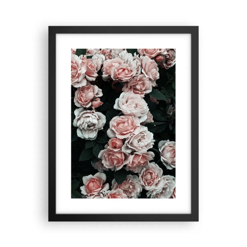 Poster in black frame - Rose Ensemble - 30x40 cm