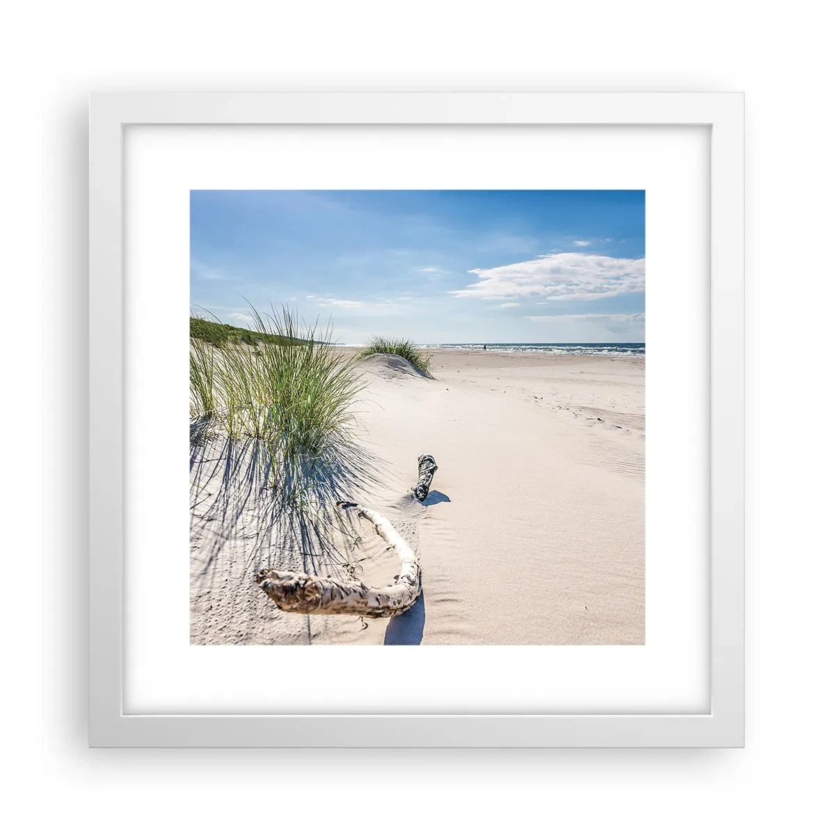 Poster in white frmae - The Most Beautiful? Baltic One - 30x30 cm