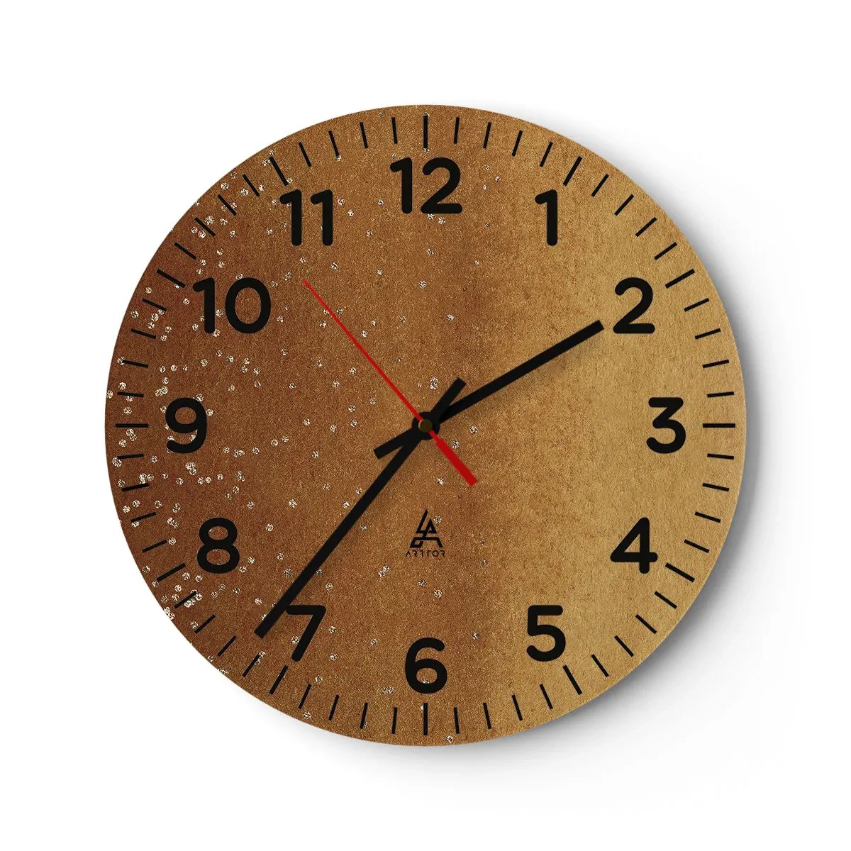 Wall clock - Clock on glass - Tthe Birth of the Universe - 40x40 cm