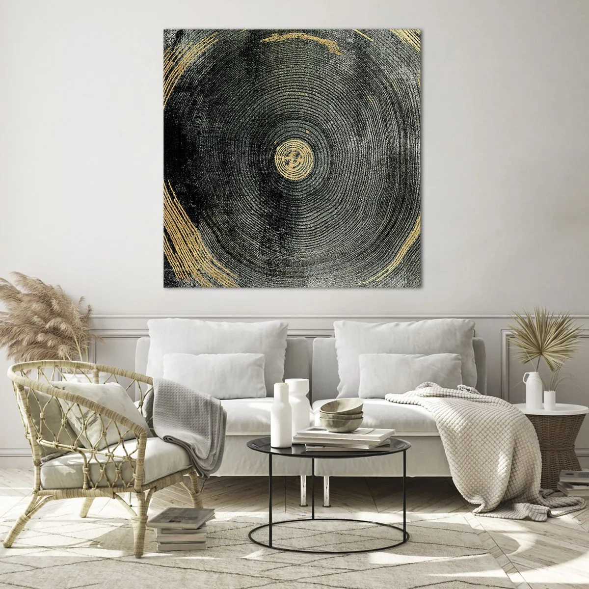 Glass picture - Change and Persistance - 60x60 cm