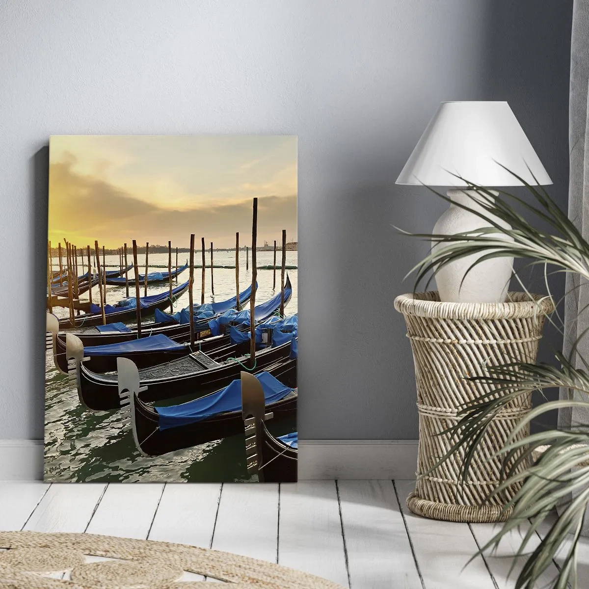 Canvas picture - Before Hustle and Bustle - 80x120 cm