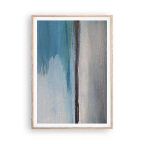 Poster in light oak frame - Horizontal Landscape - 70x100 cm