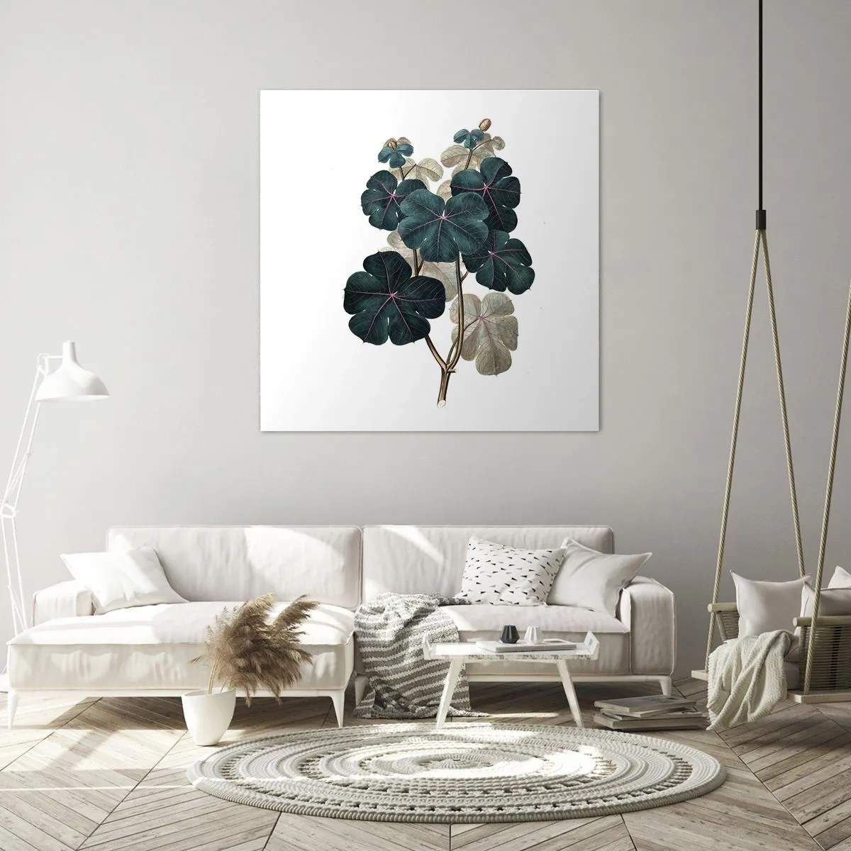 Canvas picture - From the Old Herbarium - 30x30 cm