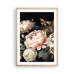 Poster in light oak frame - Baroque Style - 50x70 cm