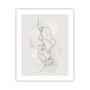 Poster - Tangled up in an Embrace - 40x50 cm