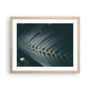 Poster in light oak frame - Precision of Nature - 50x40 cm