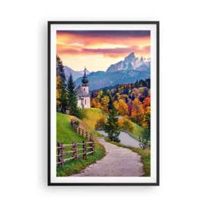Poster in black frame - Landscape Like a Picture - 61x91 cm