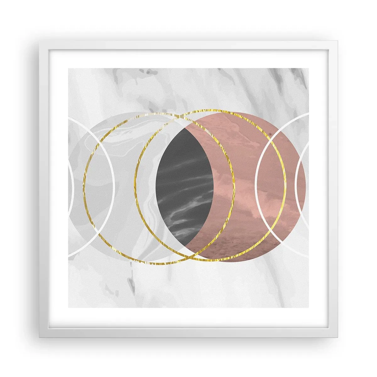 Poster in white frmae - Music of the Spheres - 50x50 cm