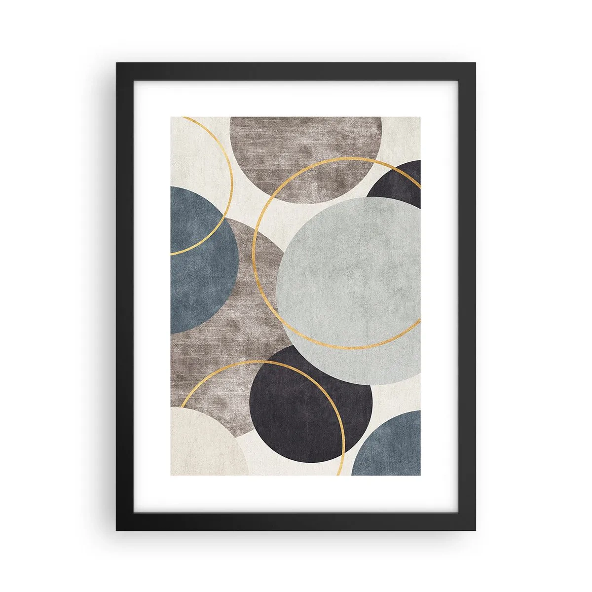 Poster in black frame - Wheel after Wheel - 30x40 cm