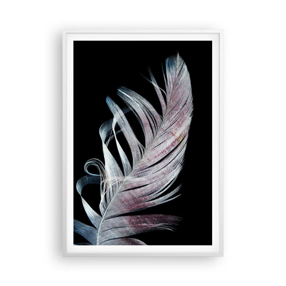 Poster in white frmae - Think about Touch - 70x100 cm