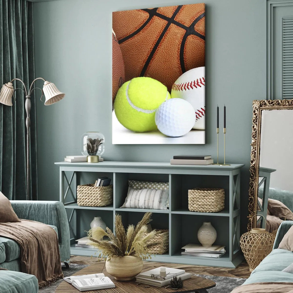 Canvas picture - Football Unites Us - 50x70 cm