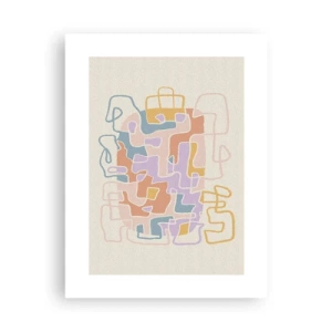 Poster - Maze - Joyful Adventure - 30x40 cm