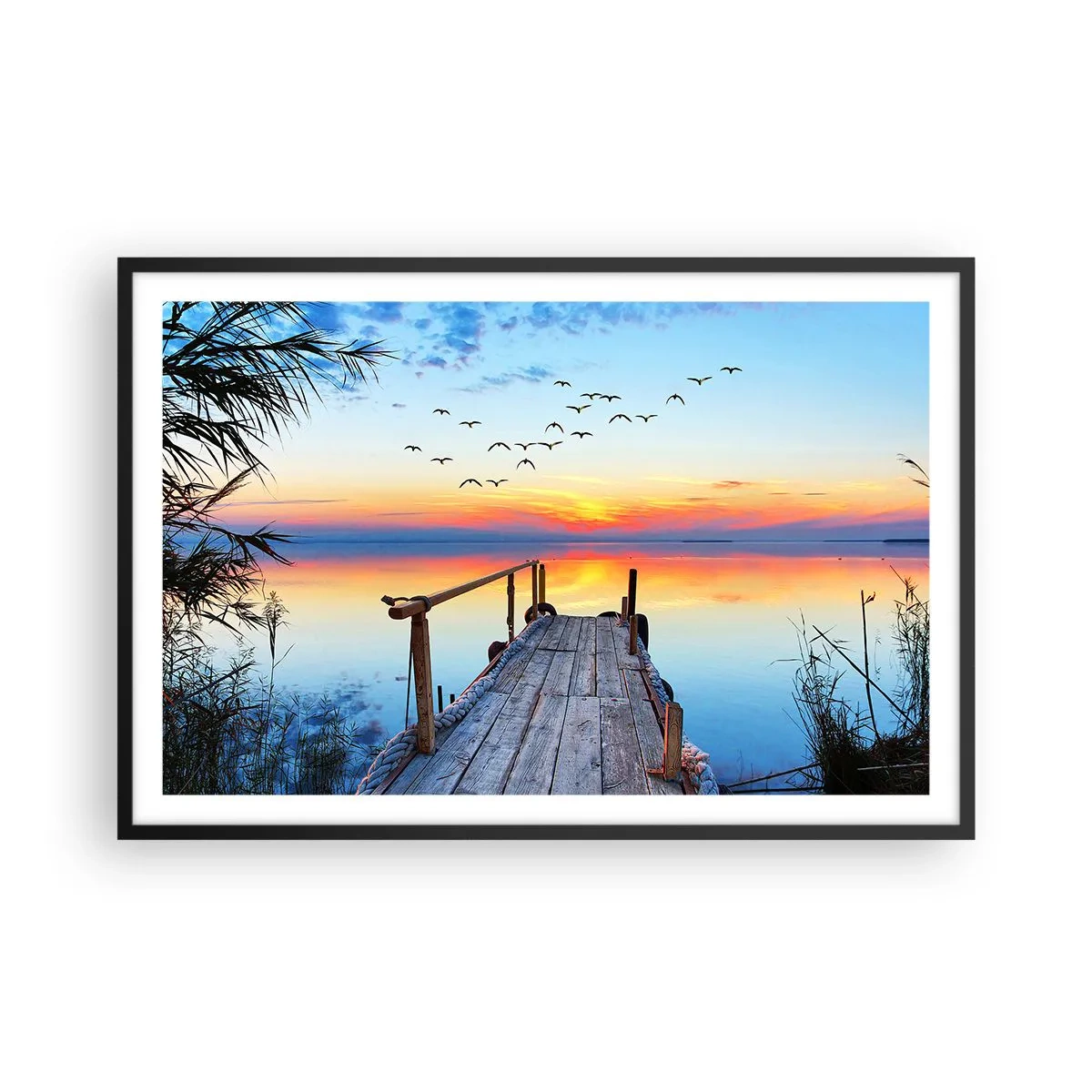 Poster in black frame - Time to Come Back… - 91x61 cm