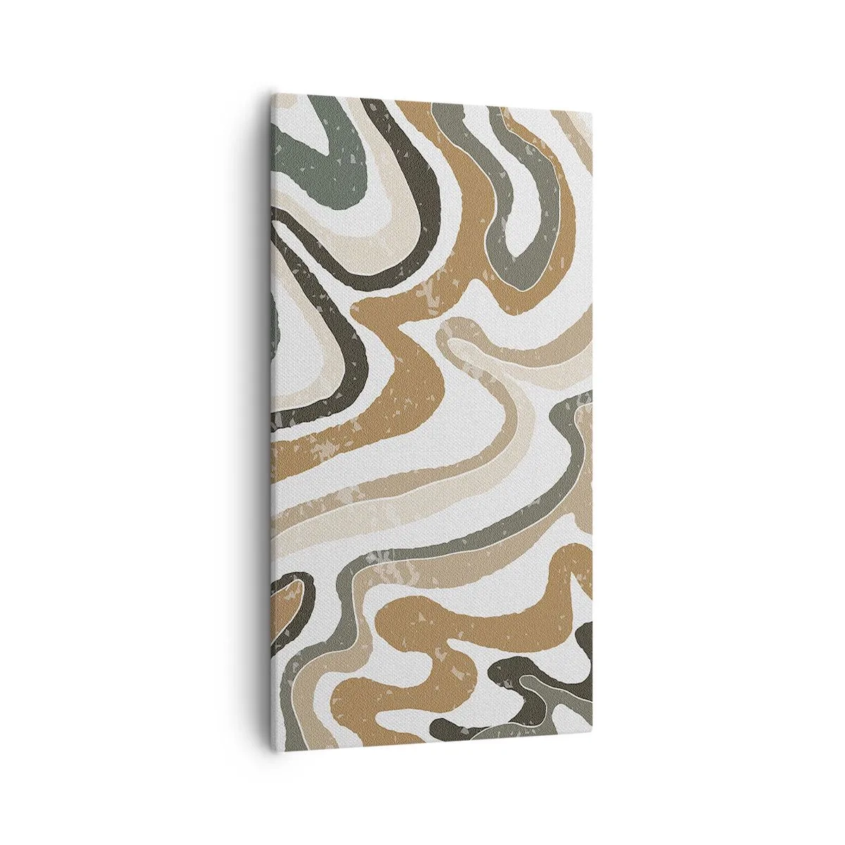 Canvas picture - Meanders of Earth Colours - 55x100 cm