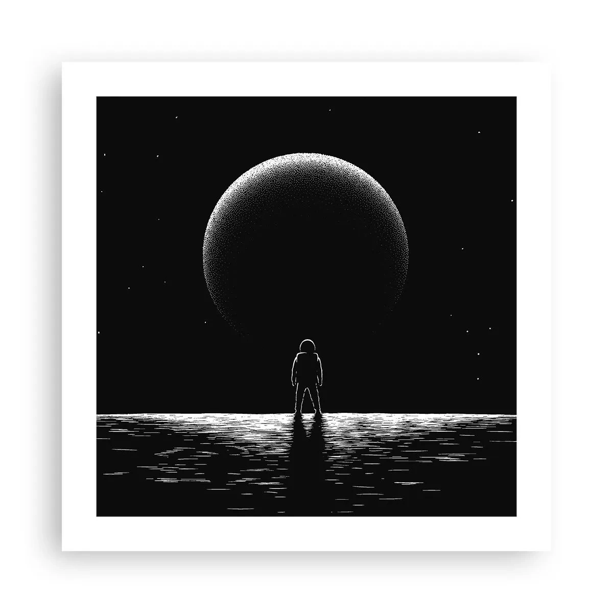 Poster - Face to Face - 50x50 cm