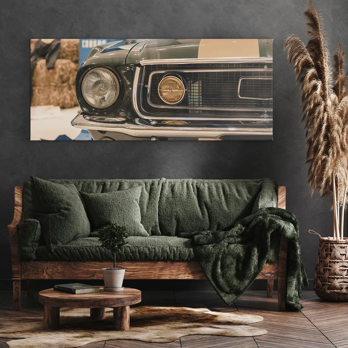 Canvas picture - Encounter with the Legend - 100x40 cm
