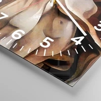 Clock face with numbers