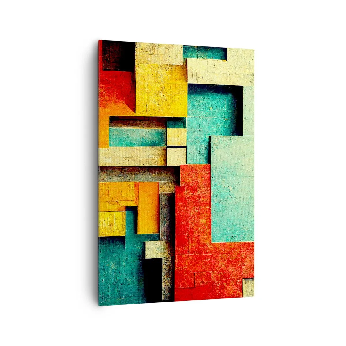 Canvas picture - Festival of Right Angles - 80x120 cm