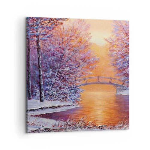Canvas picture - Let's Meet Here - 50x50 cm