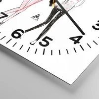 Clock face with numbers