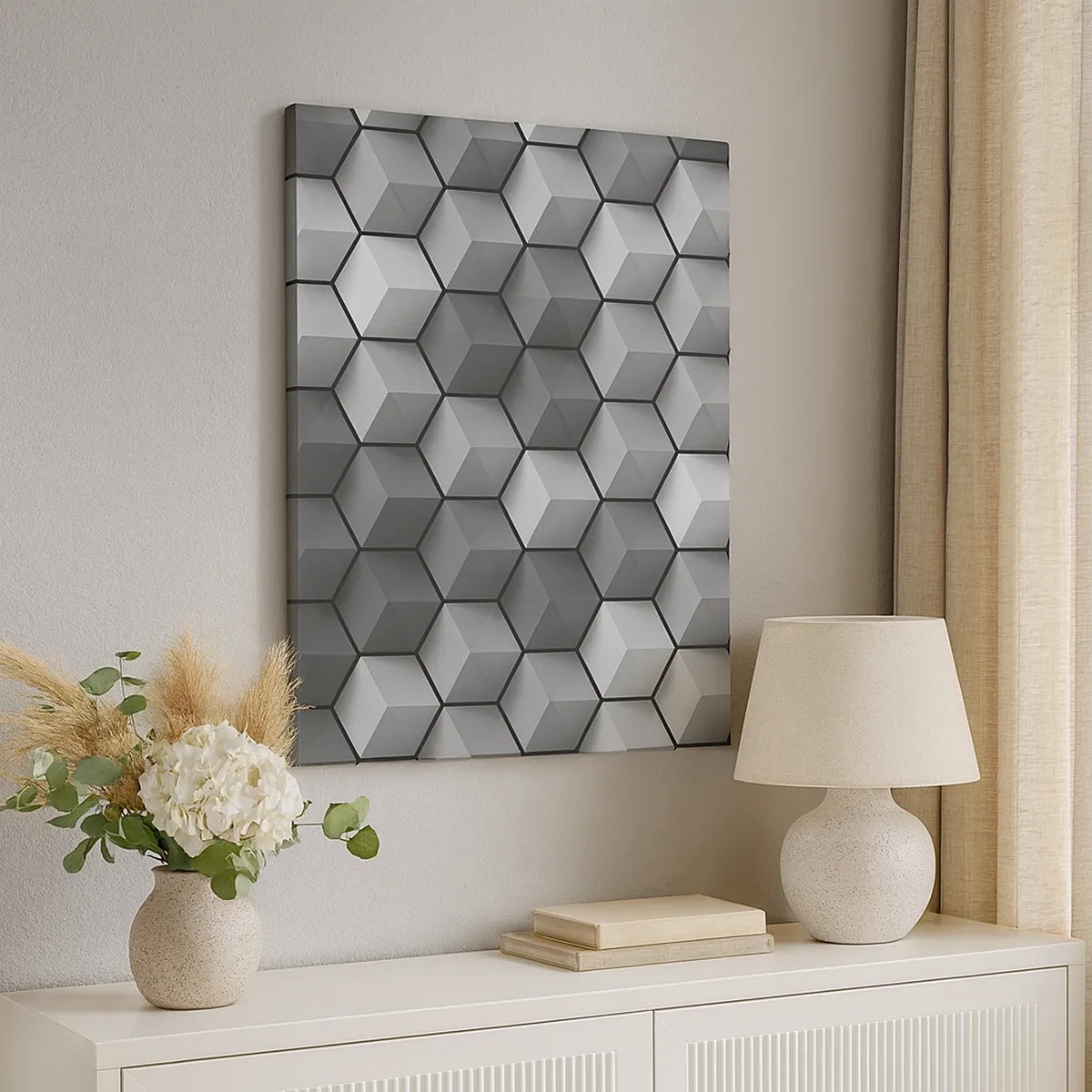 Canvas picture - Cubist Jigsaw - 50x70 cm