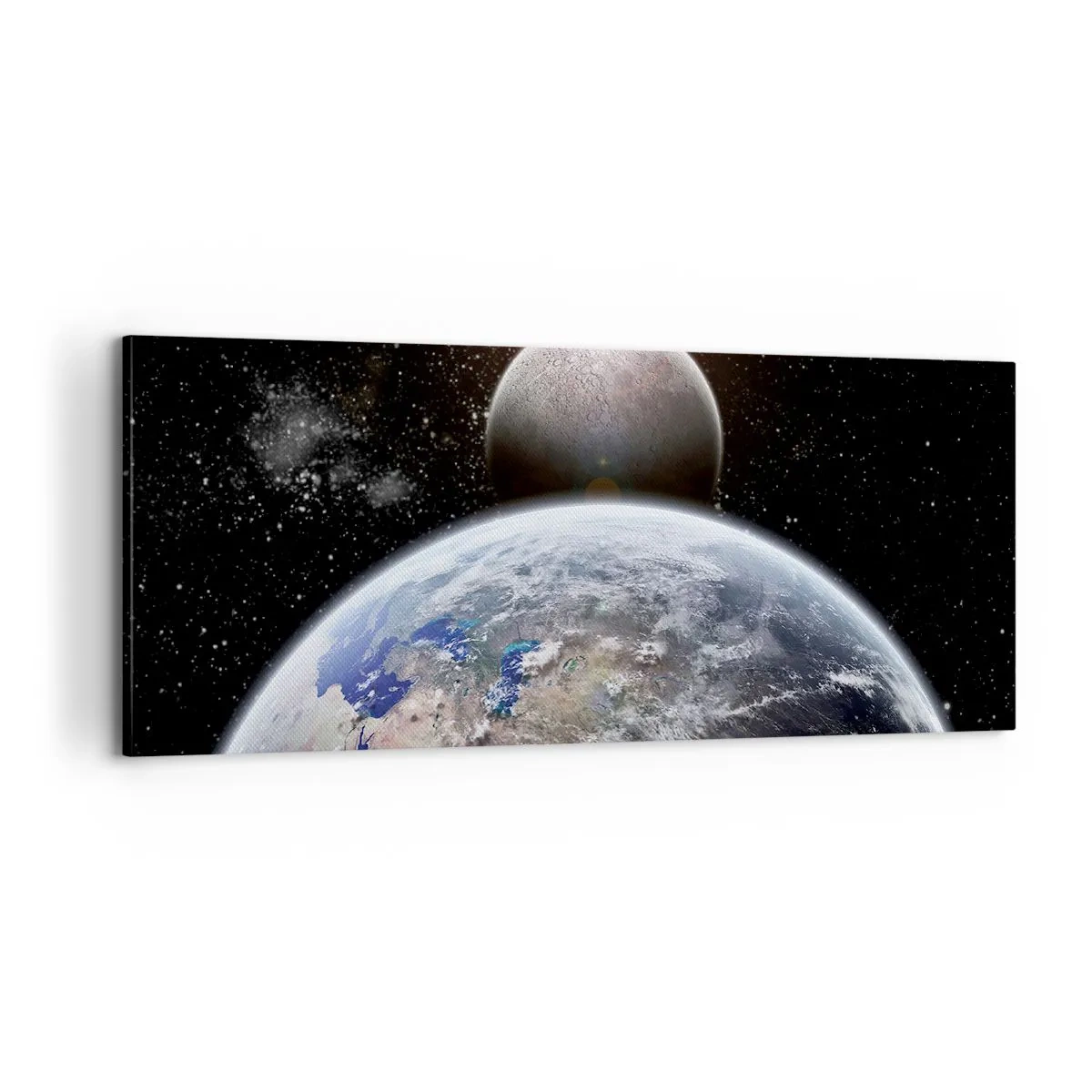 Canvas picture - Space Landscape - Sunrise - 100x40 cm