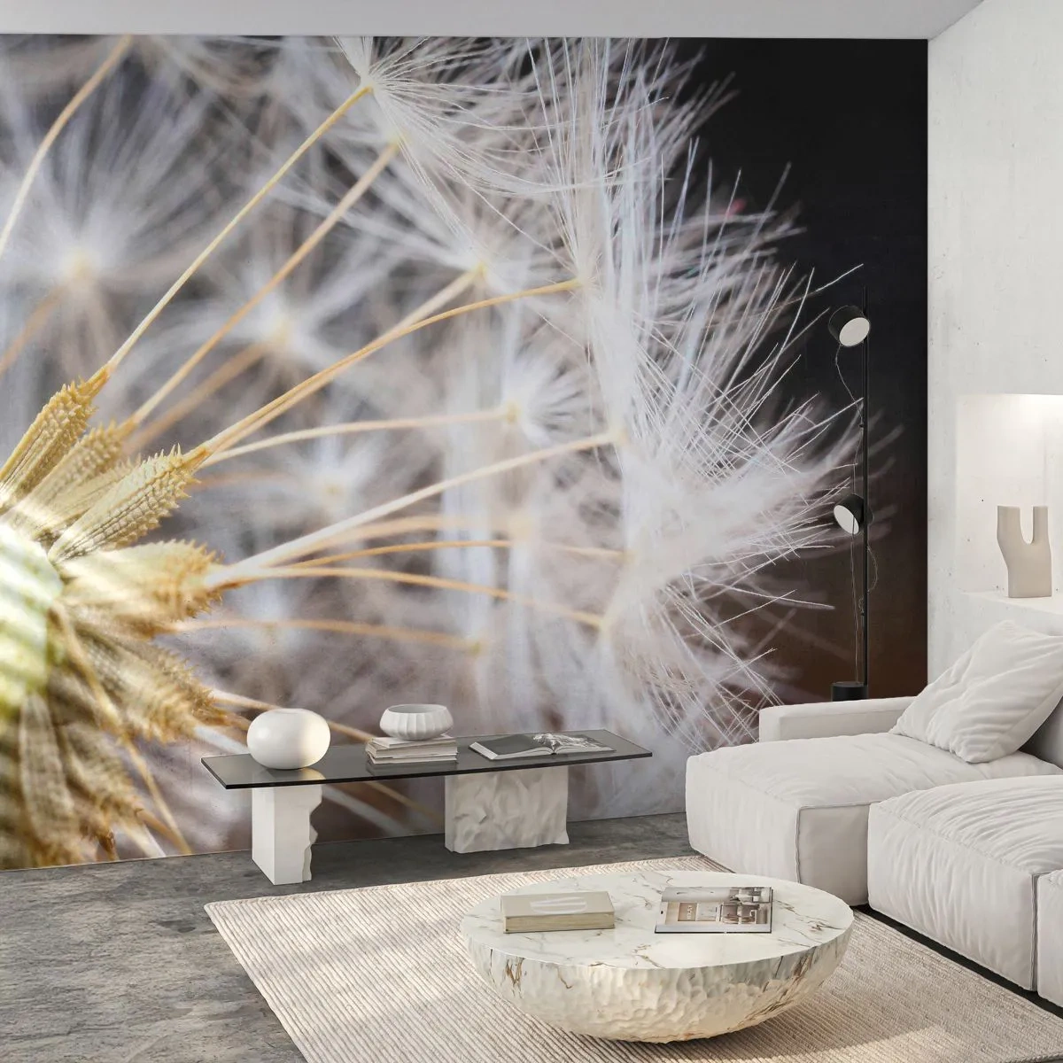 Photo Wallpaper Standard Eco - Just before the Takeoff - Flower, Plant, Nature - 400x280 cm