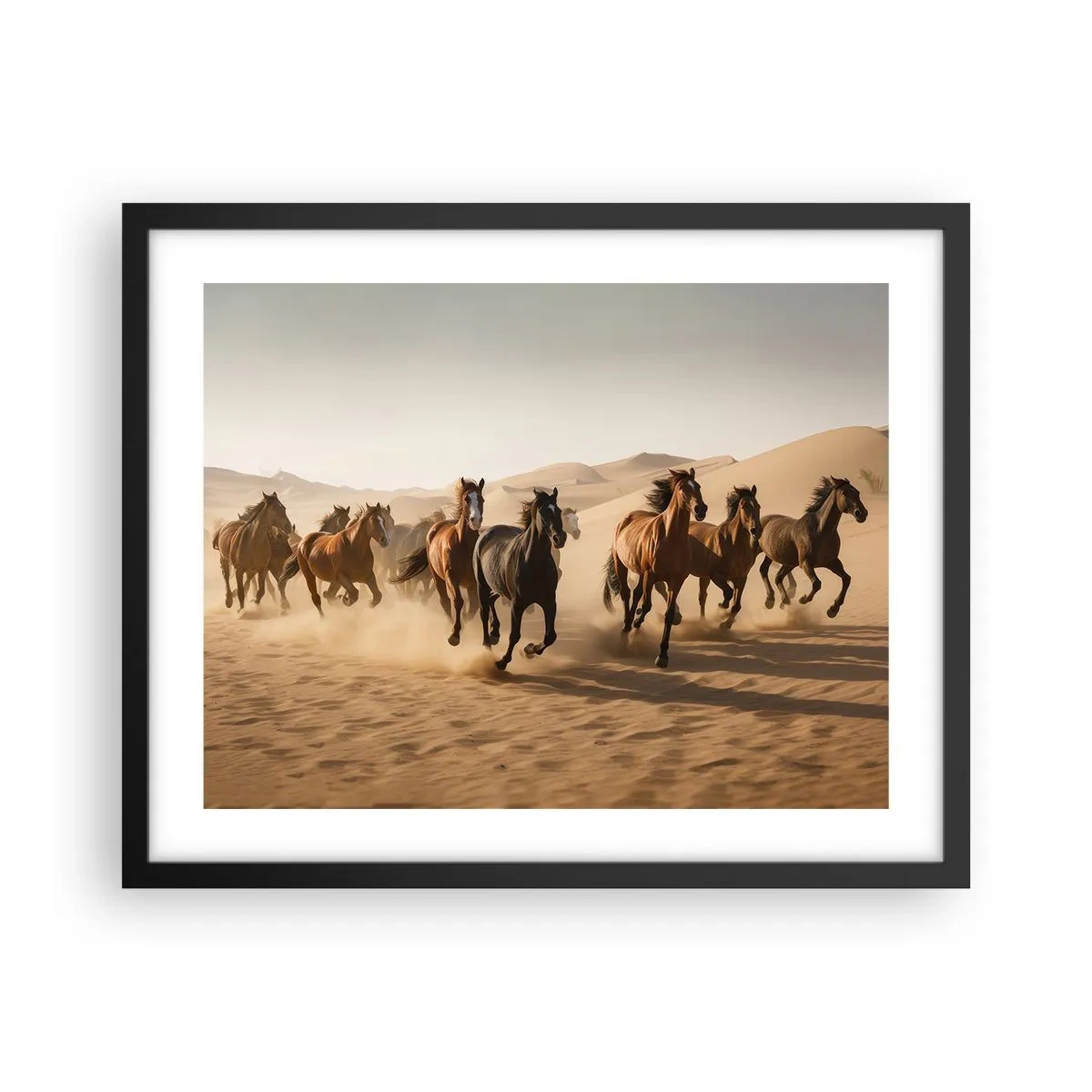 Poster in black frame - Free as a Wind - 50x40 cm