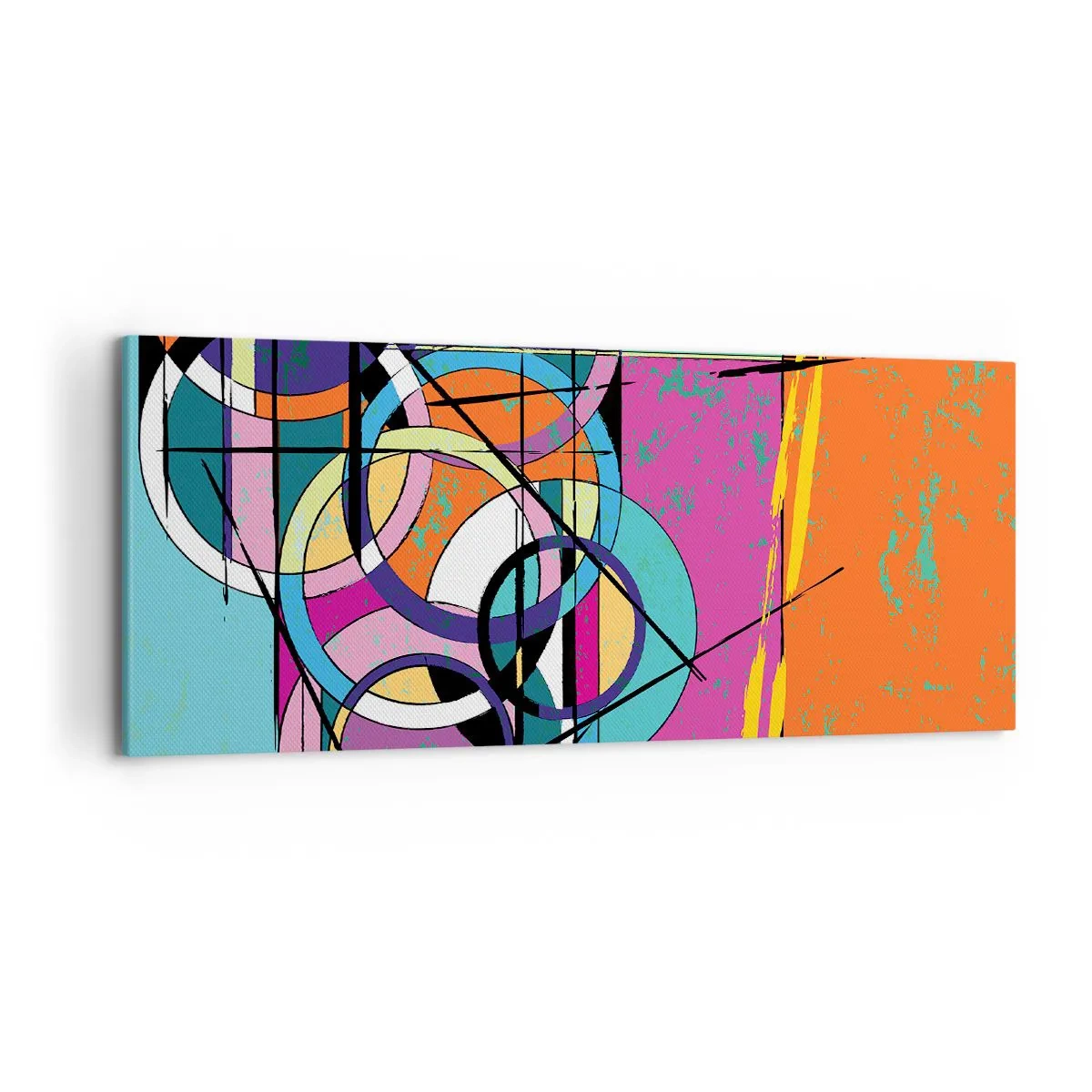 Canvas picture - Wheels Go Round and Round - 120x50 cm
