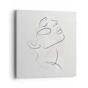 Canvas picture - Outline of Happiness - 40x40 cm