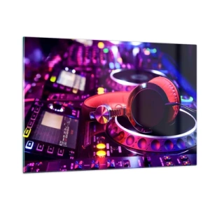 Glass picture - Before Party Starts - 120x80 cm
