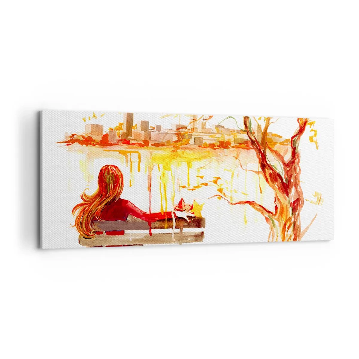 Canvas picture - Moment of Reflection - 100x40 cm