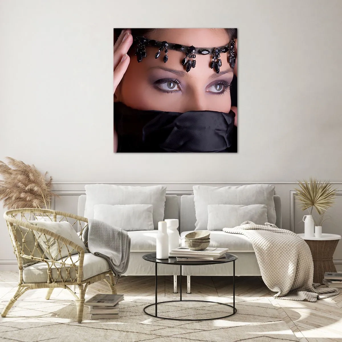 Glass picture - Oriental Temptation - 70x70 cm