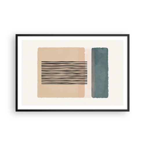 Poster in black frame - All in Order - 91x61 cm