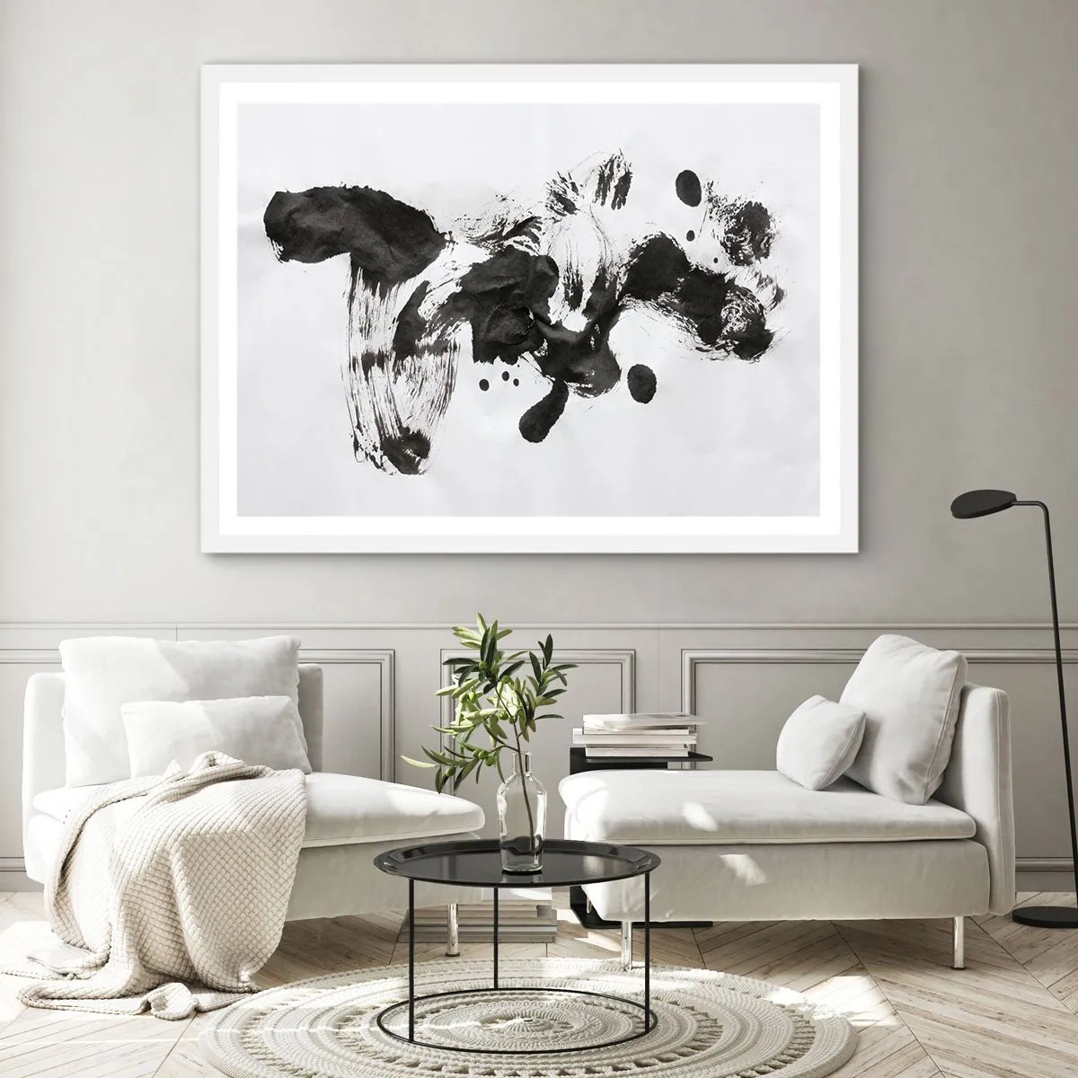 Poster in white frmae - A Method in Madness? - 50x40 cm
