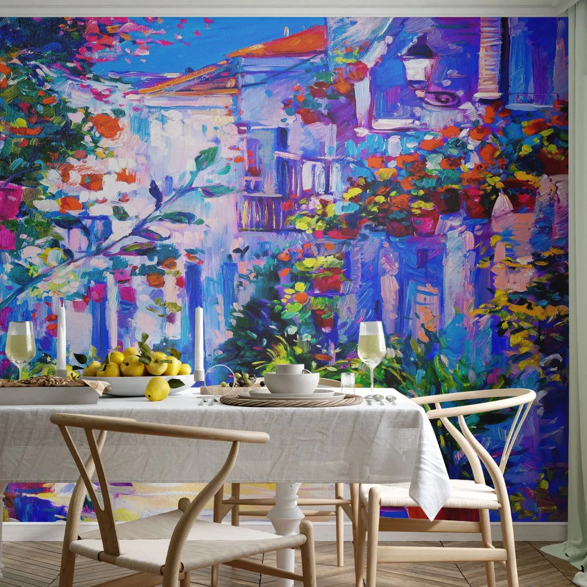 Photo Wallpaper Standard Eco - Impression - Italian Alley - City, Architecture, Italy - 200x140 cm
