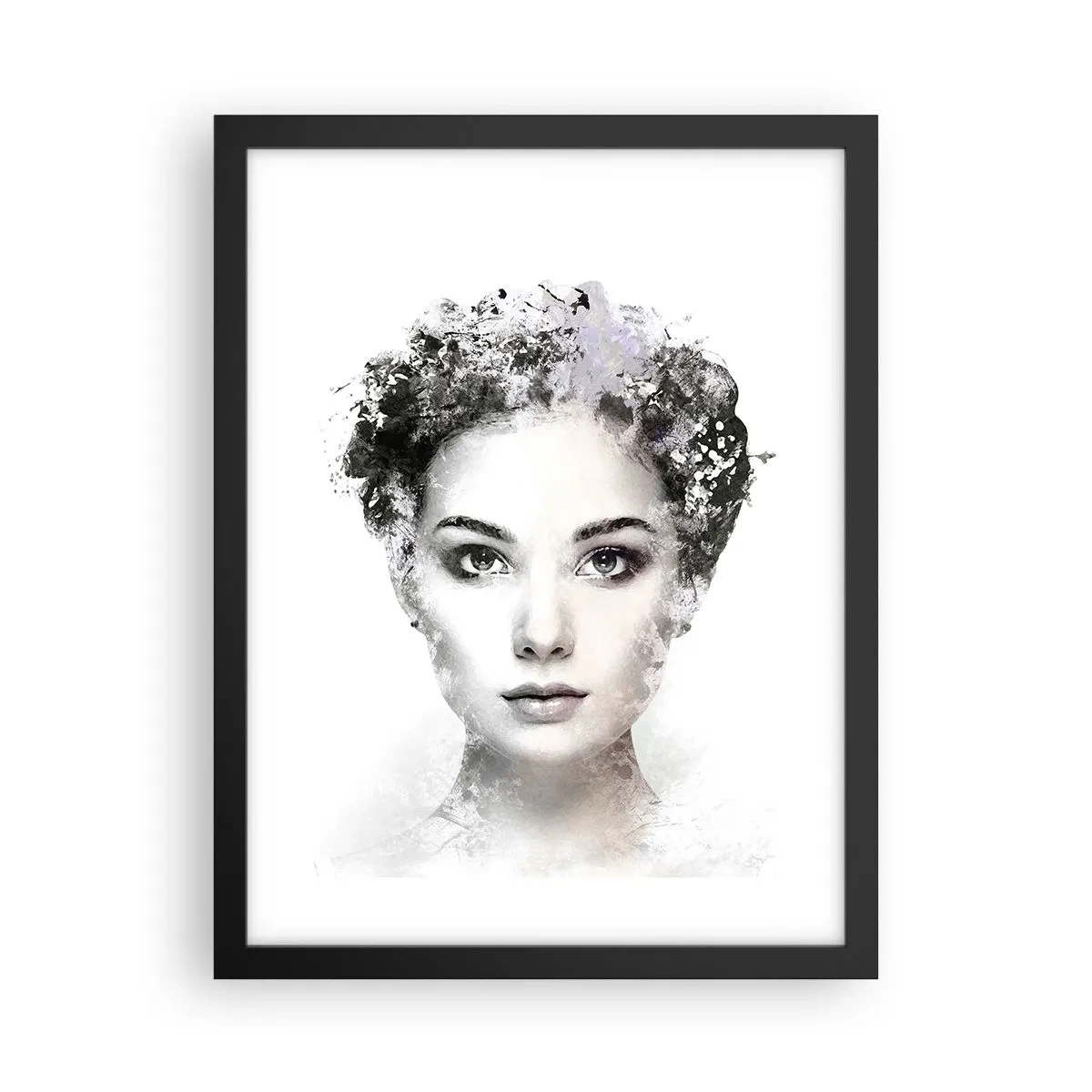 Poster in black frame - Extremely Stylish Portrait - 30x40 cm