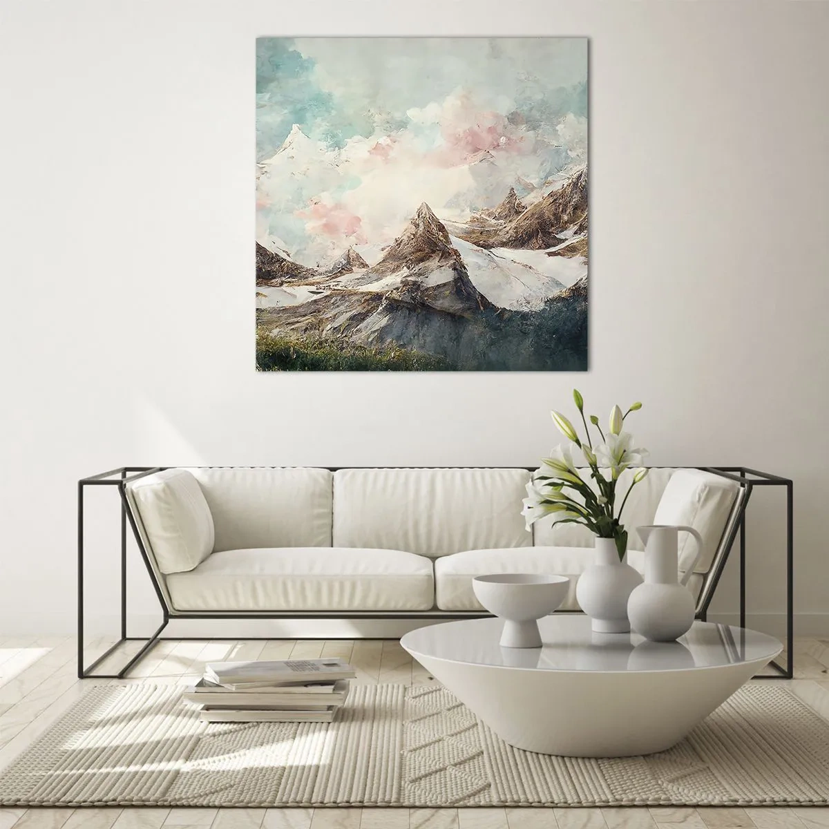 Glass picture - Rocky Blades - 50x50 cm