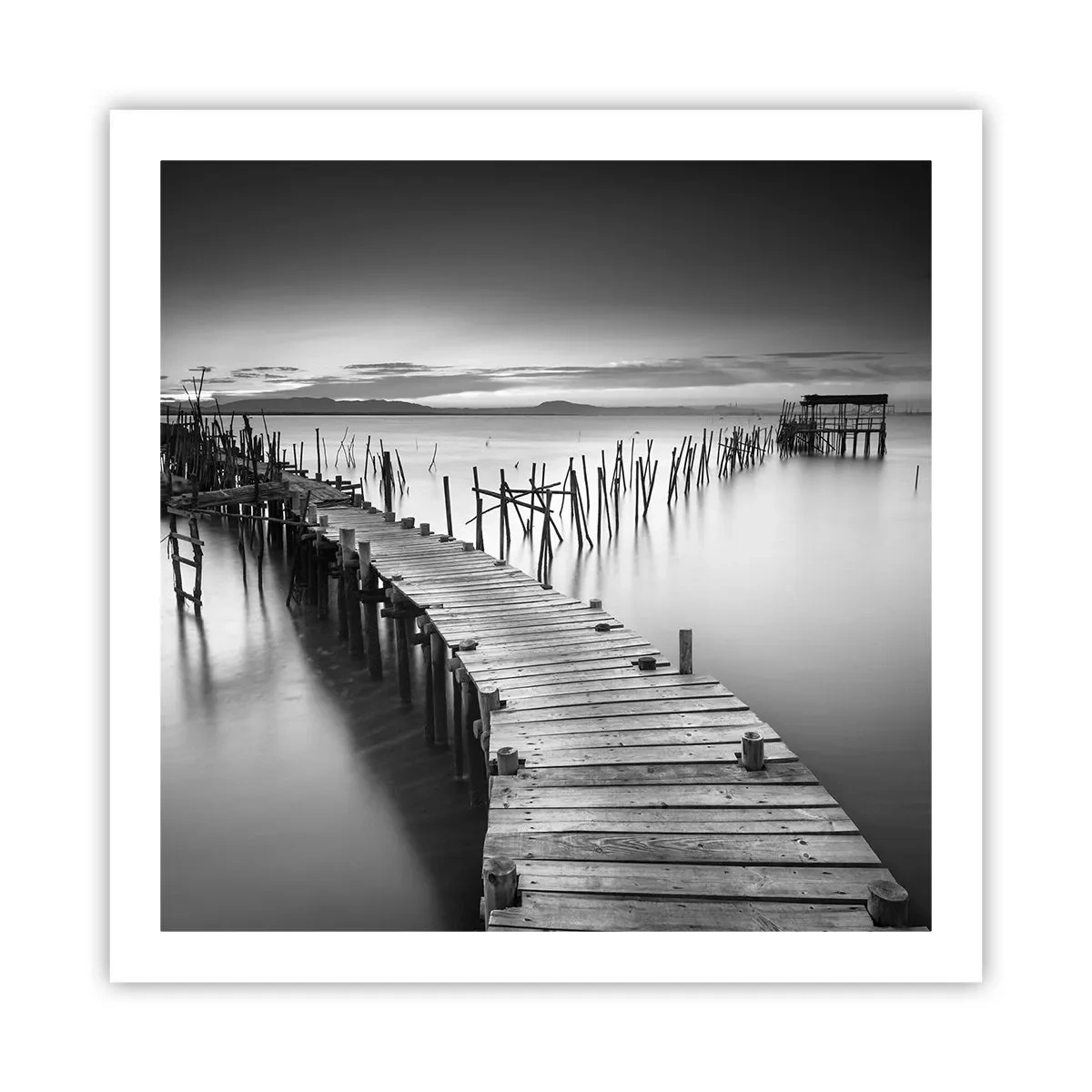 Poster - Peace of a Forgotten Shore - 60x60 cm