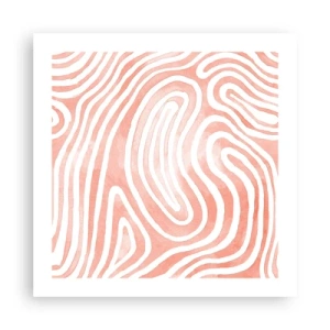 Poster - In a Coral Maze - 50x50 cm