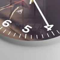 Clock face with numbers